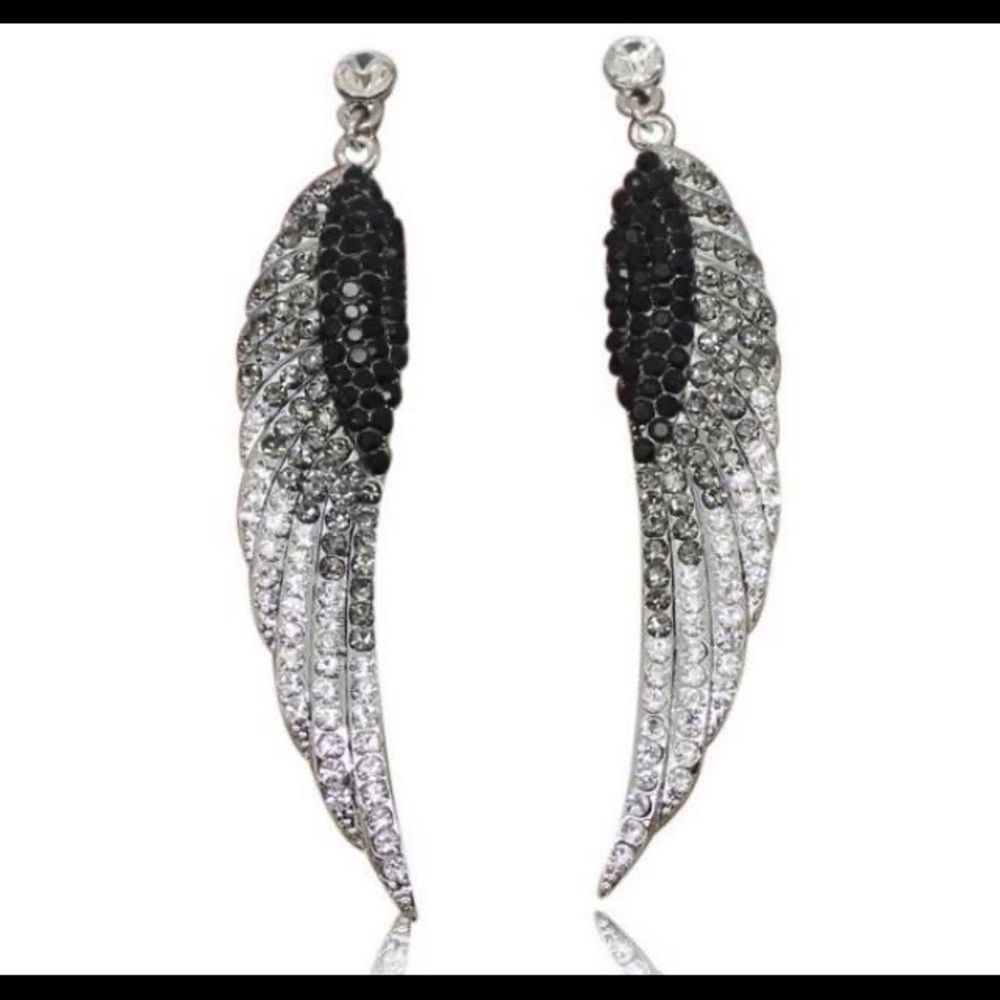 angel wings earrings